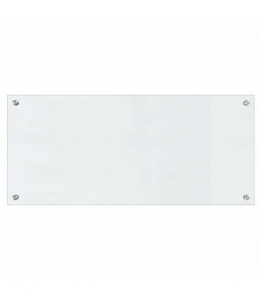 vidaXL Kitchen Backsplash 2 pcs Transparent 90 x 40 cm Tempered Glass — Size: 90 x 40 x 0.8 cm