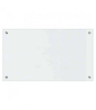 vidaXL Kitchen Backsplash 2 pcs Transparent 70 x 40 cm Tempered Glass — Size: 70 x 40 x 0.8 cm