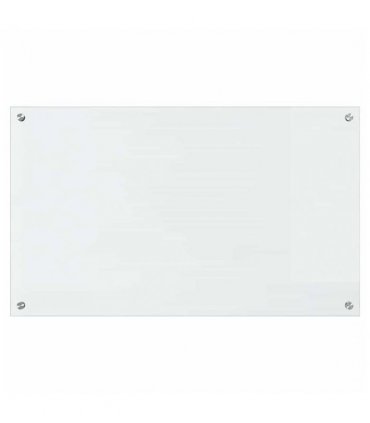 vidaXL Kitchen Backsplash 2 pcs Transparent 100 x 60 cm Tempered Glass — Size: 100 x 60 x 0.8 cm