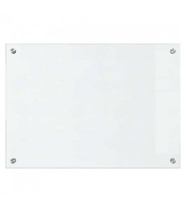 vidaXL Kitchen Backsplash Transparent 70 x 50 cm Tempered Glass — Size: 70 x 50 x 0.8 cm