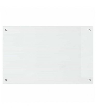 vidaXL Kitchen Backsplash 2 pcs Transparent 80 x 50 cm Tempered Glass — Size: 80 x 50 x 0.8 cm