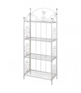 Plant Rack Square White