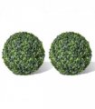 vidaXL Boxwood Ball Artificial Leaf Topiary Ball 35 cm 2 pcs