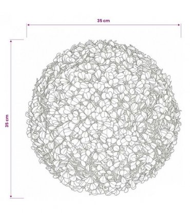 vidaXL Boxwood Ball Artificial Leaf Topiary Ball 35 cm 2 pcs