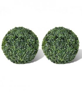 Boxwood Ball Artificial Leaf Topiary Ball 27 cm 2 pcs