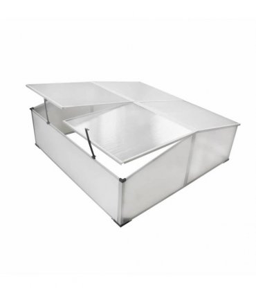 vidaXL Cold Frame 4 Lids 108x110x41 cm — Size: 108 x 41 x 110 cm