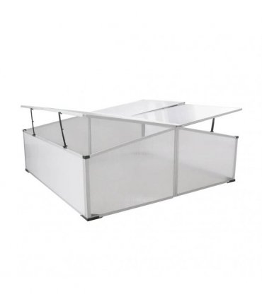 vidaXL Cold Frame 4 Lids 108x110x41 cm — Size: 108 x 41 x 110 cm