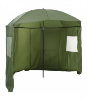 vidaXL Fishing Umbrella Yellow Army 300 x 240 cm Oxford Polyester