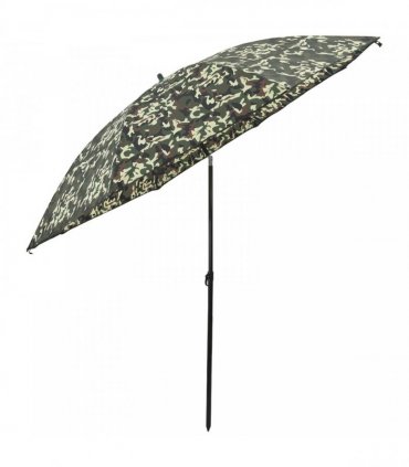 vidaXL Fishing Umbrella Camouflage 220 x 185 cm Oxford Polyester