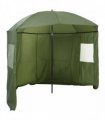 vidaXL Fishing Umbrella Yellow Army 220 x 185 cm Oxford Polyester