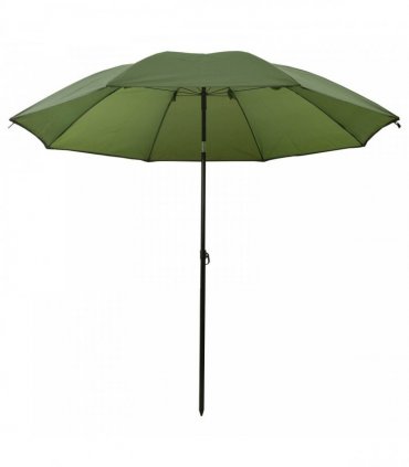 vidaXL Fishing Umbrella Yellow Army 220 x 185 cm Oxford Polyester
