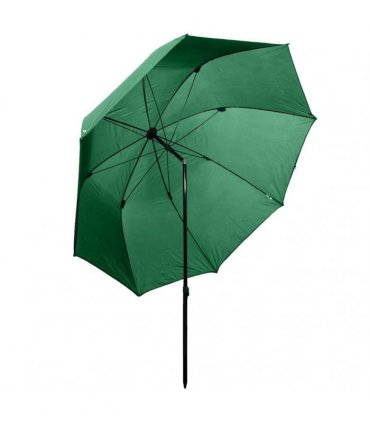 vidaXL Fishing Umbrella | Dark Green | 170T polyester with PA coating | Large — Size: 300 x 240 cm