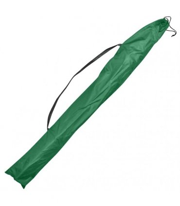 vidaXL Fishing Umbrella | Dark Green | 170T polyester with PA coating | Large — Size: 300 x 240 cm