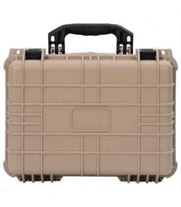 vidaXL Hard Luggage Case with Storage Sand 40.5 x 33 x 17.5 cm