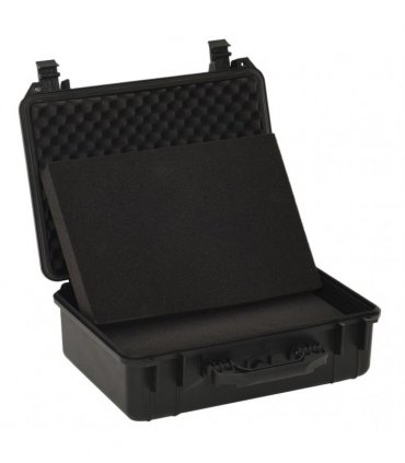 vidaXL Portable Flight Case Black 47x36x18 cm PP — Size: 47 x 36 x 18 cm