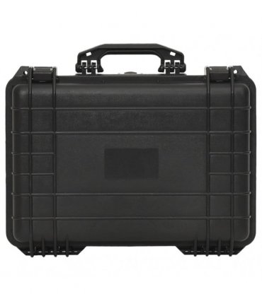 vidaXL Portable Flight Case Black 47x36x18 cm PP — Size: 47 x 36 x 18 cm