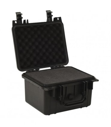 vidaXL Portable Flight Case Black 27x25x18 cm PP — Size: 27 x 25 x 18 cm