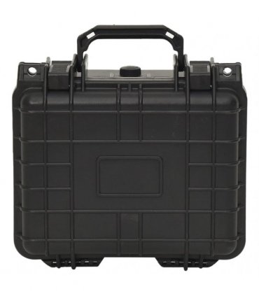 vidaXL Portable Flight Case Black 27x25x18 cm PP — Size: 27 x 25 x 18 cm