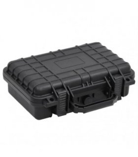 vidaXL Portable Flight Case Black 30x22x10 cm PP — Size: 30 x 22 x 10 cm