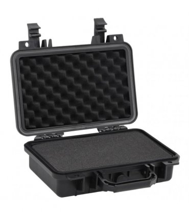 vidaXL Portable Flight Case Black 30x22x10 cm PP — Size: 30 x 22 x 10 cm