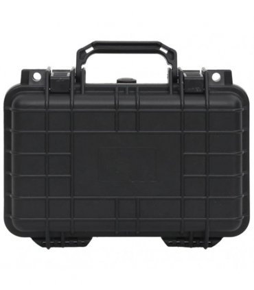 vidaXL Portable Flight Case Black 30x22x10 cm PP — Size: 30 x 22 x 10 cm