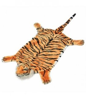vidaXL Tiger Carpet Plush 144 cm Brown
