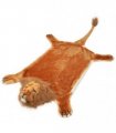 vidaXL Lion Carpet Plush 205 cm Brown