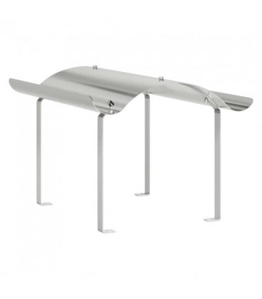 vidaXL Chimney Cowl Silver 59.5 x 50 x 36.5 cm Stainless Steel — Size: 50 x 59.5 x 36.5 cm