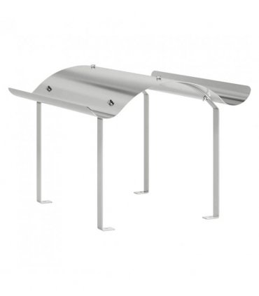 vidaXL Chimney Cowl Silver 59.5 x 50 x 36.5 cm Stainless Steel — Size: 50 x 59.5 x 36.5 cm