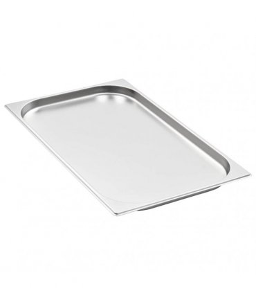 vidaXL Gastronorm Containers 4 pcs GN 1/1 20 mm Stainless Steel — Size: 530 x 325 x 20 mm