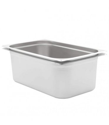 vidaXL Gastronorm Containers 2 pcs GN 1/1 200 mm Stainless Steel — Size: 530 x 325 x 200 mm