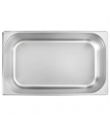 vidaXL Gastronorm Containers 2 pcs GN 1/1 200 mm Stainless Steel — Size: 530 x 325 x 200 mm