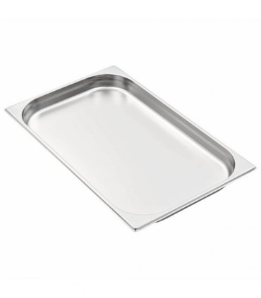 vidaXL Gastronorm Containers 4 pcs GN 1/1 40 mm Stainless Steel — Size: 530 x 325 x 40 mm