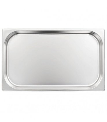 vidaXL Gastronorm Containers 4 pcs GN 1/1 40 mm Stainless Steel — Size: 530 x 325 x 40 mm