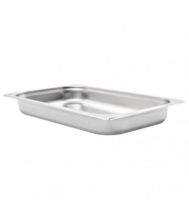 vidaXL Gastronorm Containers 4 pcs GN 1/1 65 mm Stainless Steel — Size: 530 x 325 x 65 mm
