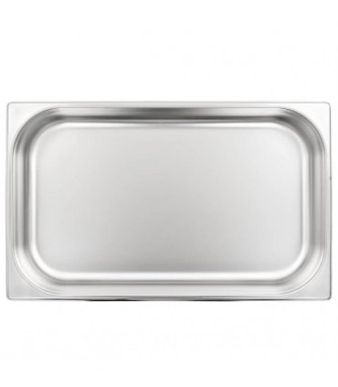 vidaXL Gastronorm Containers 4 pcs GN 1/1 65 mm Stainless Steel — Size: 530 x 325 x 65 mm