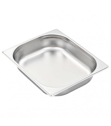 vidaXL Gastronorm Containers 4 pcs GN 1/2 65 mm Stainless Steel — Size: 325 x 265 x 65 mm