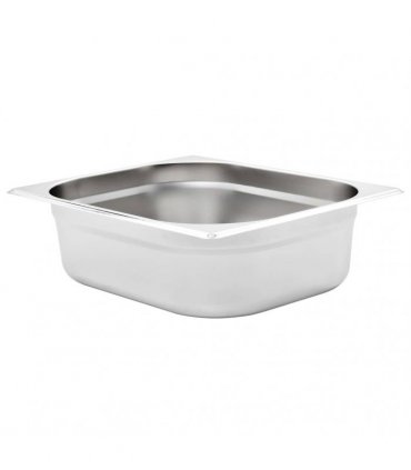 vidaXL Gastronorm Containers 4 pcs GN 1/2 100 mm Stainless Steel — Size: 325 x 265 x 100 mm