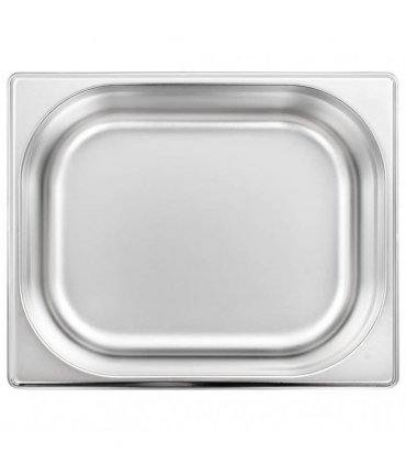 vidaXL Gastronorm Containers 4 pcs GN 1/2 100 mm Stainless Steel — Size: 325 x 265 x 100 mm