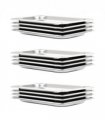 vidaXL Gastronorm Containers 12 pcs GN 1/3 20 mm Stainless Steel — Size: 325 x 176 x 20 mm