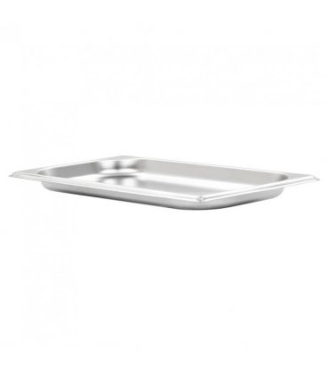vidaXL Gastronorm Containers 12 pcs GN 1/3 20 mm Stainless Steel — Size: 325 x 176 x 20 mm