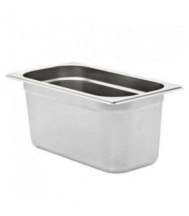 vidaXL Gastronorm Containers 4 pcs GN 1/3 150 mm Stainless Steel — Size: 325 x 176 x 150 mm