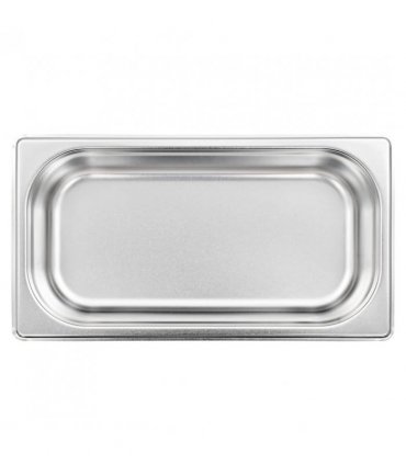 vidaXL Gastronorm Containers 8 pcs GN 1/3 65 mm Stainless Steel — Size: 325 x 176 x 65 mm