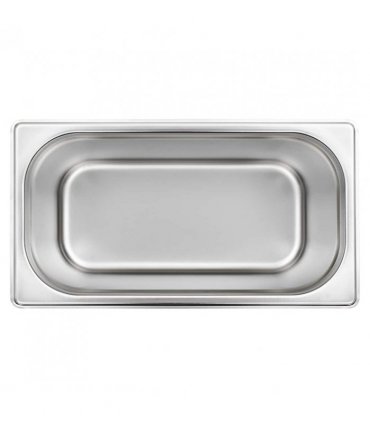 vidaXL Gastronorm Containers 4 pcs GN 1/3 200 mm Stainless Steel — Size: 325 x 176 x 200 mm