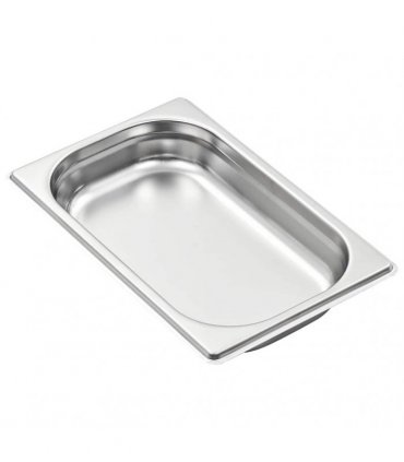 vidaXL Gastronorm Containers 12 pcs GN 1/4 40 mm Stainless Steel — Size: 265 x 162 x 40 mm