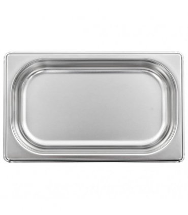 vidaXL Gastronorm Containers 12 pcs GN 1/4 40 mm Stainless Steel — Size: 265 x 162 x 40 mm