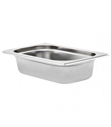vidaXL Gastronorm Containers 8 pcs GN 1/4 65 mm Stainless Steel — Size: 265 x 162 x 65 mm