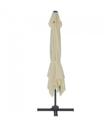 vidaXL Garden Parasol with Portable Base Sand — V0672022441