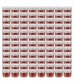 vidaXL Glass Jam Jars with Silver Lids 96 pcs 110 ml