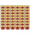 vidaXL Glass Jam Jars with Gold Lid 48 pcs 110 ml